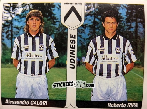 Sticker Alessandro Calori / Roberto Ripa - Italy Tutto Calcio 1994-1995 n. 487 - Sl
