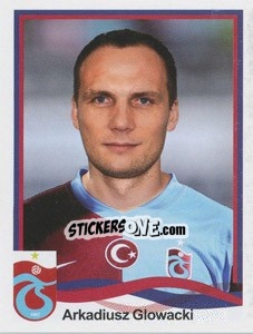 Figurina Arkadiusz Glowacki - Spor Toto Süper Lig 2010-2011 n. 382 - Panini