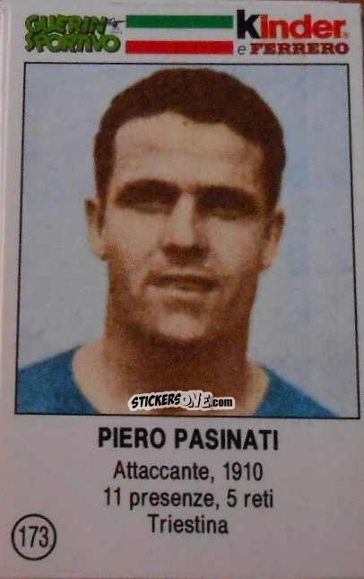 Sticker Piero Pasinati - Azzurri. La Storia Della Nazionale Italiana n. 173 - Guerin Sportivo