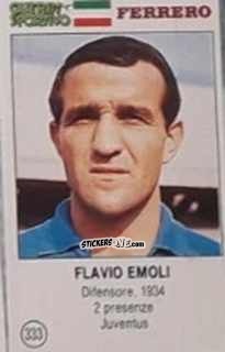 Cromo Flavio Emoli - Azzurri. La Storia Della Nazionale Italiana n. 333 - Guerin Sportivo