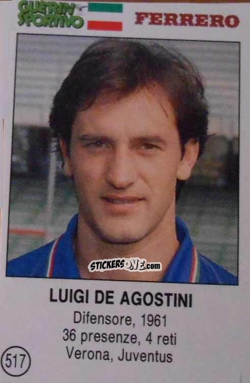 Figurina Luigi De Agostini - Azzurri. La Storia Della Nazionale Italiana n. 517 - Guerin Sportivo