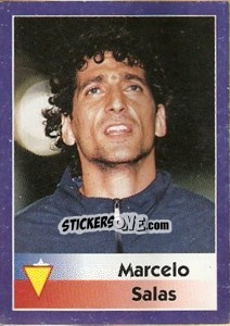 Sticker Marcelo Salas - World Cup 1998 n. 104 - Diamond