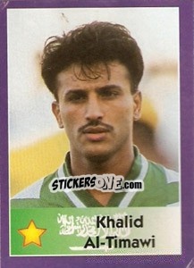 Cromo Khalid Al-Timawi - World Cup 1998 n. 165 - Diamond