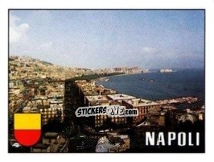 Sticker Napoli - Campeonato De Futebol Mundial 1990 n. 14 - Panini