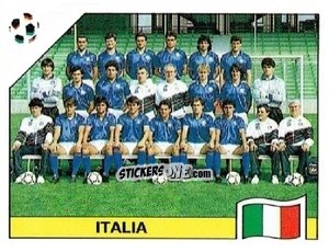Cromo Equipe - Campeonato De Futebol Mundial 1990 n. 41 - Panini