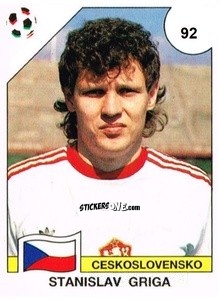 Cromo Stanislav Griga - Campeonato De Futebol Mundial 1990 n. 92 - Panini
