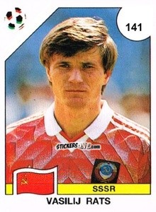 Cromo Vasili Rats - Campeonato De Futebol Mundial 1990 n. 141 - Panini
