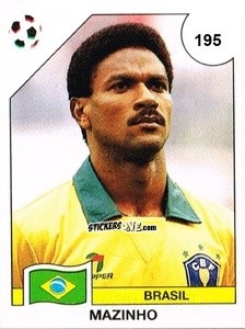 Cromo Mazinho - Campeonato De Futebol Mundial 1990 n. 195 - Panini