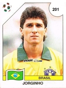Cromo Jorginho - Campeonato De Futebol Mundial 1990 n. 201 - Panini