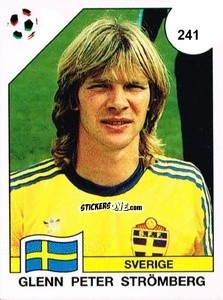 Figurina Glenn Peter Strömberg - Campeonato De Futebol Mundial 1990 n. 241 - Panini