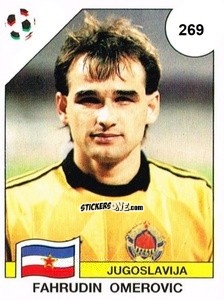 Cromo Fahrudin Omerovic - Campeonato De Futebol Mundial 1990 n. 269 - Panini