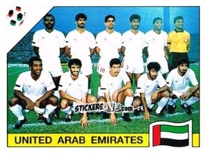 Sticker Equipe - Campeonato De Futebol Mundial 1990 n. 306 - Panini