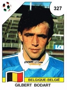 Cromo Gilbert Bodart - Campeonato De Futebol Mundial 1990 n. 327 - Panini