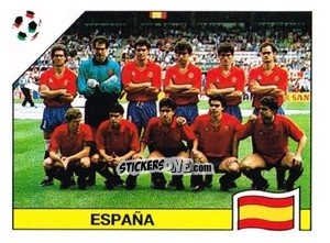 Figurina Equipe - Campeonato De Futebol Mundial 1990 n. 347 - Panini
