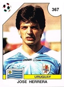 Cromo Jose Herrera - Campeonato De Futebol Mundial 1990 n. 367 - Panini