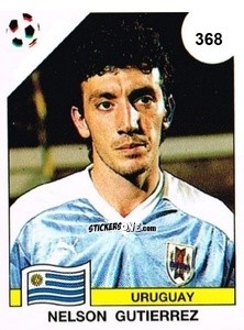 Figurina Nelson Gutierrez - Campeonato De Futebol Mundial 1990 n. 368 - Panini