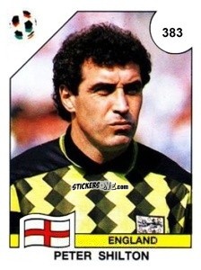 Figurina Peter Shilton - Campeonato De Futebol Mundial 1990 n. 383 - Panini