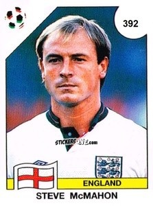 Cromo Steve McMahon - Campeonato De Futebol Mundial 1990 n. 392 - Panini