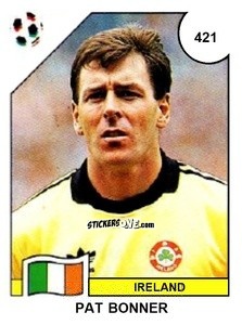 Cromo Pat Bonner - Campeonato De Futebol Mundial 1990 n. 421 - Panini
