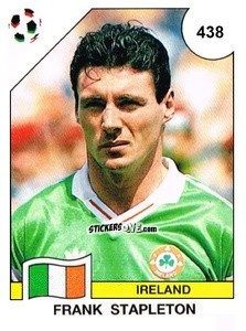 Figurina Frank Stapleton - Campeonato De Futebol Mundial 1990 n. 438 - Panini