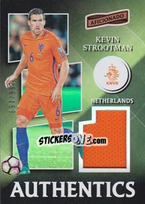 Figurina Kevin Strootman - Aficionado Soccer 2017 n. A-32 - Panini