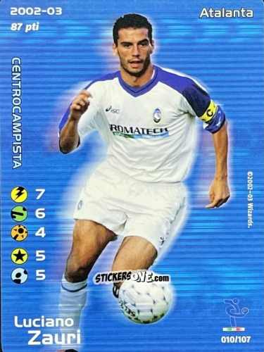 Sticker Luciano Zauri - Football Champions Italy 2002-2003 n. 10 - Wizards of The Coast