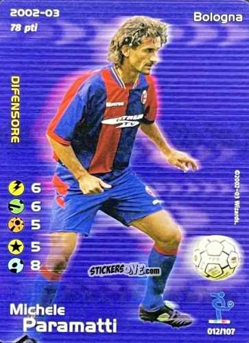 Sticker Michele Paramatti - Football Champions Italy 2002-2003 n. 12 - Wizards of The Coast
