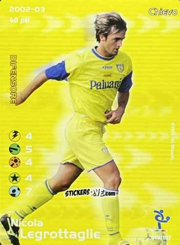 Cromo Nicola Legrottaglie - Football Champions Italy 2002-2003 n. 19 - Wizards of The Coast