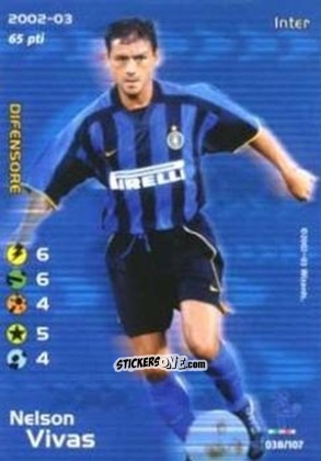 Figurina Nelson Vivas - Football Champions Italy 2002-2003 n. 38 - Wizards of The Coast