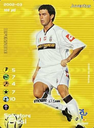 Figurina Salvatore Fresi - Football Champions Italy 2002-2003 n. 47 - Wizards of The Coast