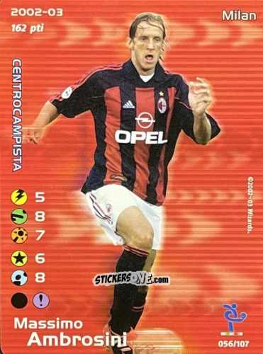 Cromo Massimo Ambrosini - Football Champions Italy 2002-2003 n. 56 - Wizards of The Coast