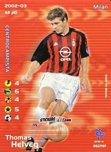 Cromo Thomas Helveg - Football Champions Italy 2002-2003 n. 62 - Wizards of The Coast