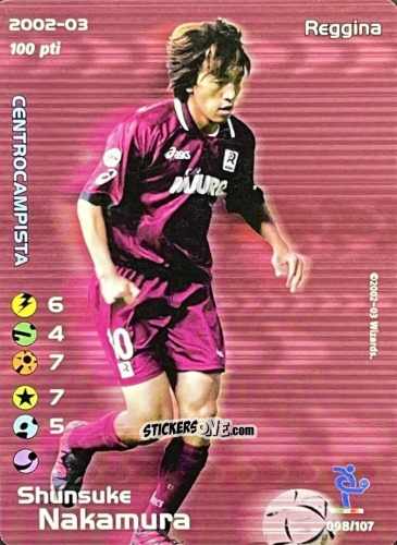Cromo Shunsuke Nakamura - Football Champions Italy 2002-2003 n. 98 - Wizards of The Coast