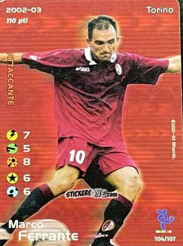 Sticker Marco Ferrante - Football Champions Italy 2002-2003 n. 104 - Wizards of The Coast