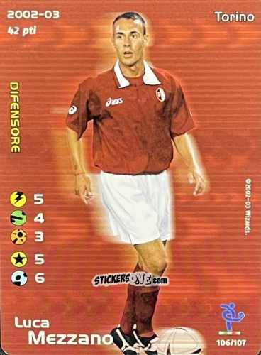 Cromo Luca Mezzano - Football Champions Italy 2002-2003 n. 106 - Wizards of The Coast