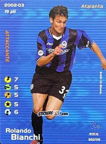 Cromo Rolando Bianchi - Football Champions Italy 2002-2003 n. u2 - Wizards of The Coast