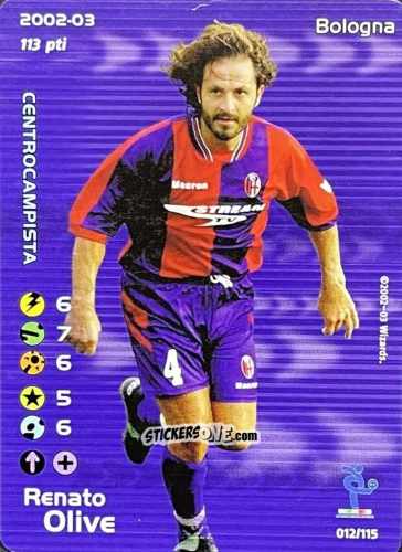 Figurina Renato Olive - Football Champions Italy 2002-2003 n. u12 - Wizards of The Coast