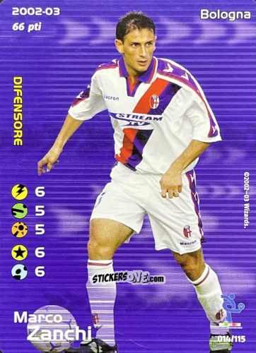Sticker Marco Zanchi - Football Champions Italy 2002-2003 n. u14 - Wizards of The Coast