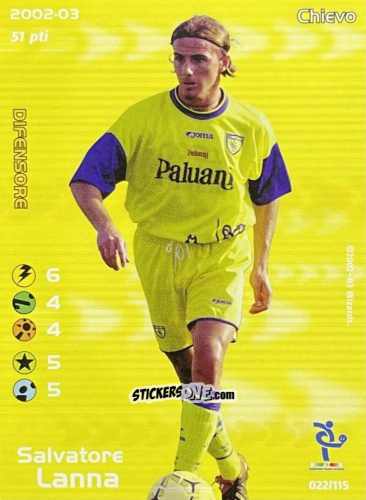 Cromo Salvatore Lanna - Football Champions Italy 2002-2003 n. u22 - Wizards of The Coast