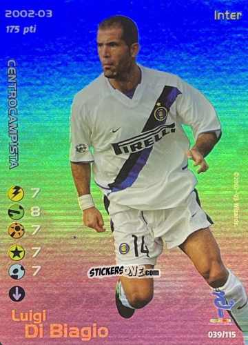 Cromo Luigi Di Biagio - Football Champions Italy 2002-2003 n. u39 - Wizards of The Coast