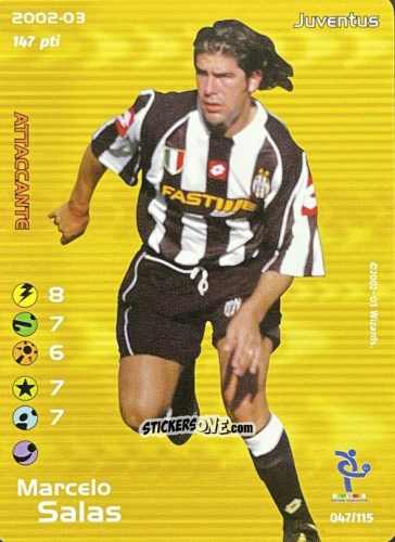 Sticker Marcelo Salas - Football Champions Italy 2002-2003 n. u47 - Wizards of The Coast