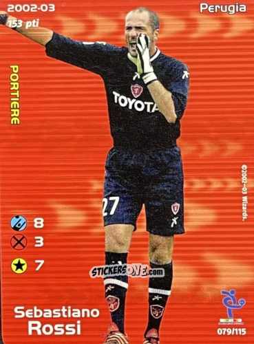 Cromo Sebastiano Rossi - Football Champions Italy 2002-2003 n. u79 - Wizards of The Coast