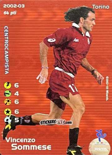 Sticker Vincenzo Sommese - Football Champions Italy 2002-2003 n. u109 - Wizards of The Coast