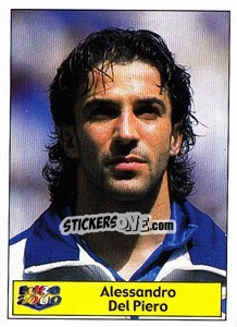 Cromo Alessandro Del Piero - Star Publishing Euro 2000. European Football Championship n. 90 - NO EDITOR
