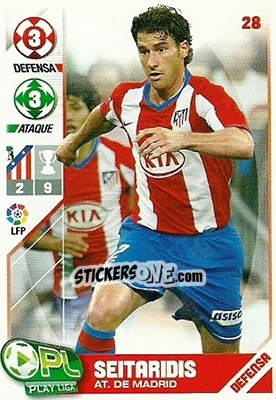 Figurina Seitaridis - Play Liga 2007-2008 n. 28 - Panini