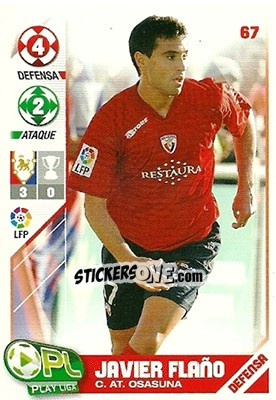 Figurina Javier Flaño - Play Liga 2007-2008 n. 67 - Panini