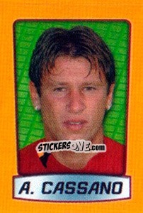 Cromo A. Cassano - Calcio 2003-2004 Pocket Collection n. 326 - Merlin