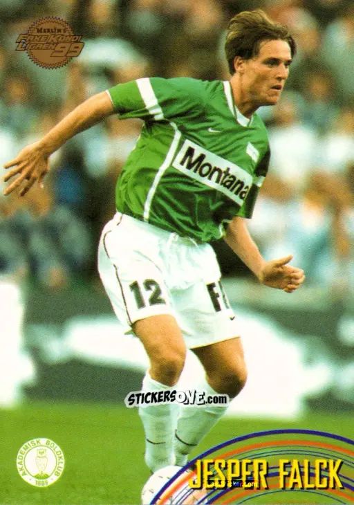 Cromo Jesper Falck - Danish Faxe Kondi Ligaen 1998-1999 n. 2 - Merlin