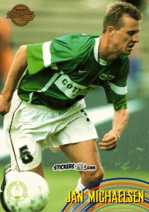Figurina Jan Michaelsen - Danish Faxe Kondi Ligaen 1998-1999 n. 7 - Merlin