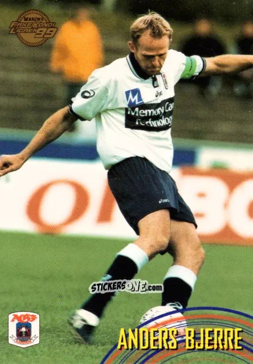 Cromo Anders Bjerre - Danish Faxe Kondi Ligaen 1998-1999 n. 12 - Merlin